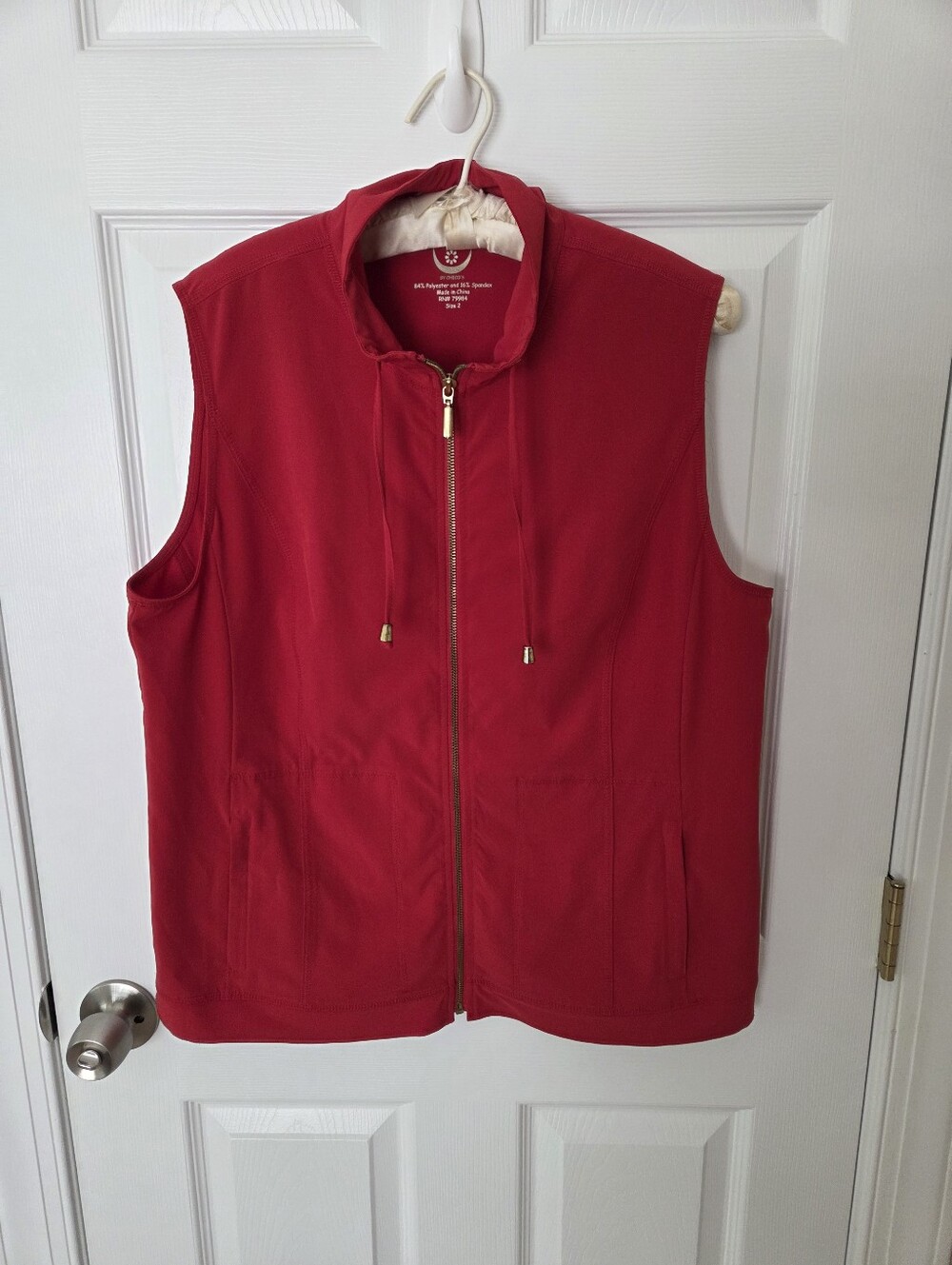 Zenergy By Chico's Red Vest